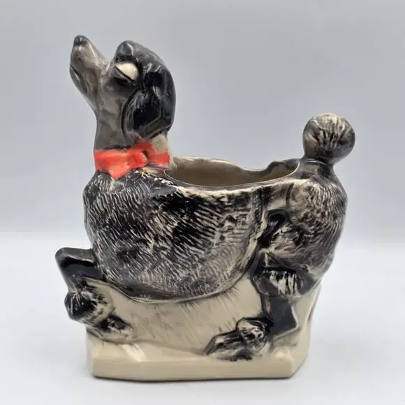 Vintage McCoy Snooty Poodle Planter 1950s